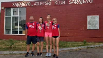 Katana i Živkovićeva osvojile četiri medalje za AK "Prnjavor"