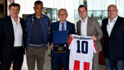 Vukadinović u posjeti Crvenoj zvezdi
