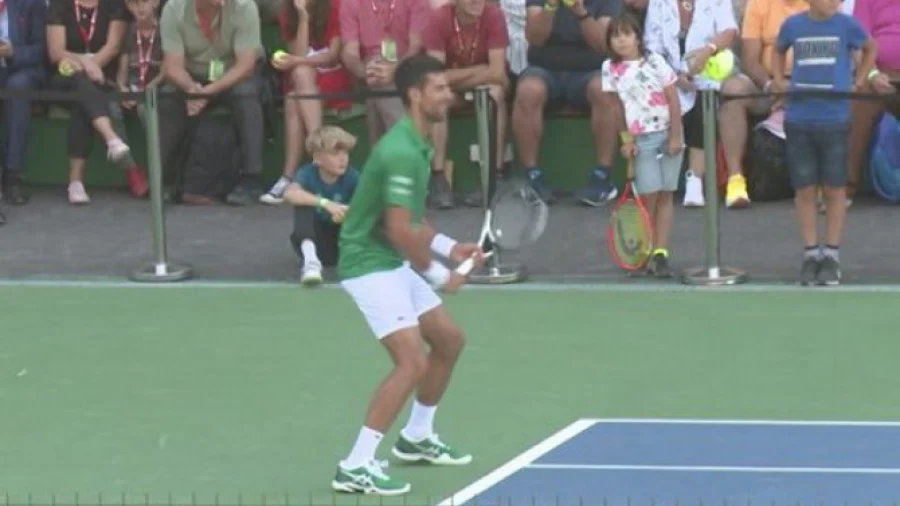 Novak otvorio teniske terene u Visokom