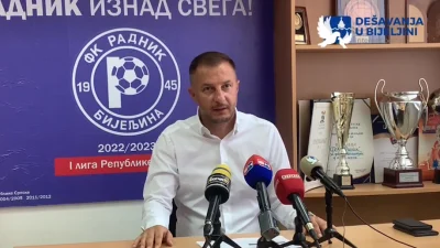 Ćorić se obratio javnosti: Radnik je u jako teškoj situaciji, Prva liga Republike Srpske
