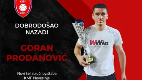 Goran Prodanović novi trener Nevesinja, Druga liga RS – Jug