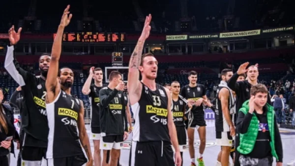 Partizan se mučio sa Studentskim centrom, AdmiralBet ABA liga