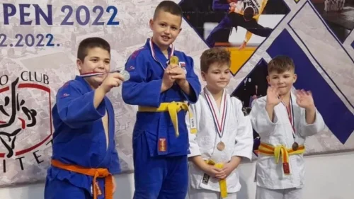 Pet medalja džudista "Rajka Kušića" za kraj sezone