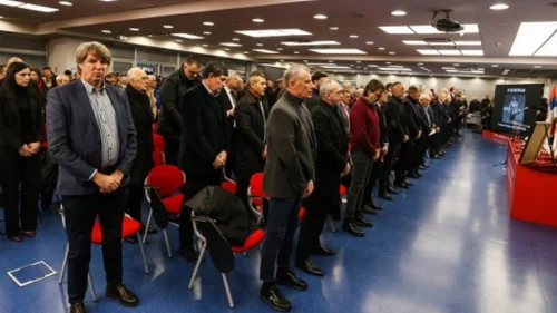 Održana komemoracija Siniši Mihajloviću, Mozzart Bet Super liga Srbije