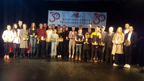 Akademija povodom 30 godina Atletskog saveza RS; Priznanja najboljima