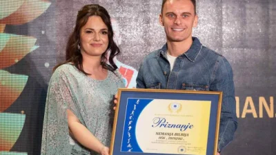 Posebno priznanje Nemanji Bilbiji u Mostaru, m:tel Premijer liga BiH