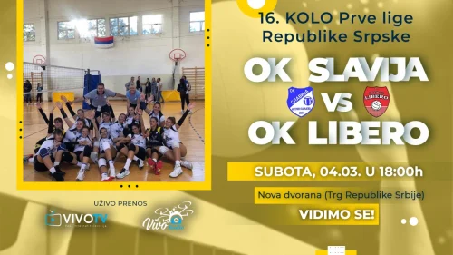 Slavija dočekuje Libero, direktan prenos na Vivo Studio, Prva liga Republike Srpske