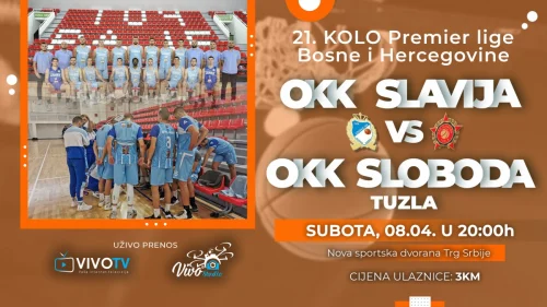 (UŽIVO) Slavija i Sloboda u direktnom prenosu na VIVO TV, Prvenstvo BiH