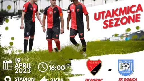 Derbi zapada u Kozarskoj Dubici – Borac – Gorica, Druga liga RS – Zapad