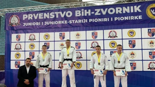 Mladi paljanski džudista Vuk Ilić viceprvak BiH