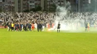 Tuča na kraju finala (video)