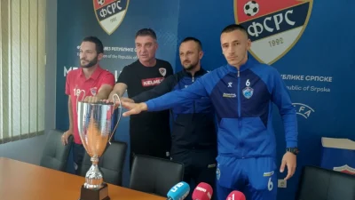 Kapiteni i treneri finalista Kupa Republike Srpske bili pred novinarima