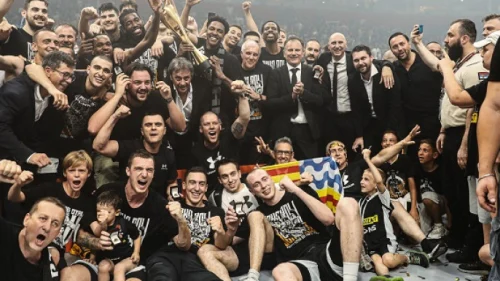 Amaterski potez Arene (video  dodjele medalja i pehara), ABA liga - Play off