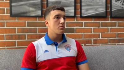 (VIDEO) Lazar Kulić na pripremama sa prvim timom Zvijezde 09: Čast mi je i zadovoljstvo, Premijer liga BiH