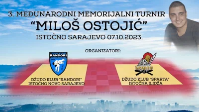 Sve spremno za veliki turnir: Više od 800 takmičara na Memorijalu "Miloš Ostojić"