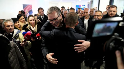 Vučić i Dodik sa Čefrinom u Leksovcu