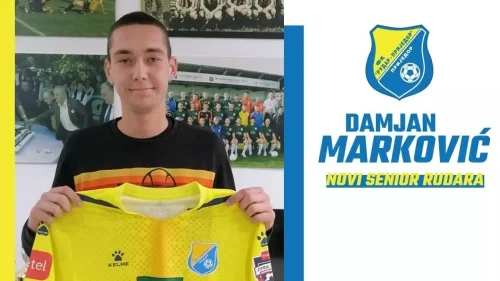 Damjan Marković potpisao ugovor sa FK Rudar Prijedor, Prva liga Republike Srpske