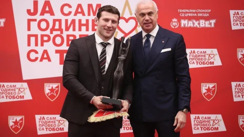 Nemanja Majdov po treći put najbolji sportista Crvene zvezde