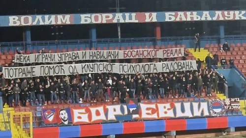 Navijačka bitka transparentima, Premijer liga BiH