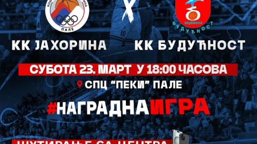 Košarkaši „Jahorine" u subotu dočekuju ekipu „Budućnosti", nagradna igra za navijače, Prva liga RS
