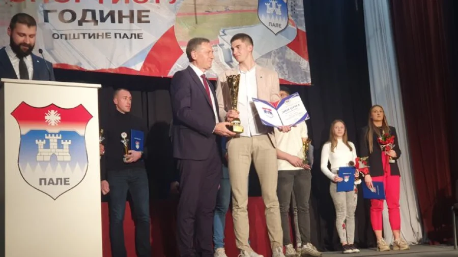 Aleksa Vuković najbolji sportista Opštine Pale