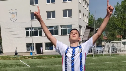 Hettrik Davida Mijovića za pobjedu Slavije, Omladinska liga pionira FS KS , grupa A