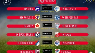 Mirza Kazlagić sudi derbi Sarajeva i Borca, Premijer liga BiH