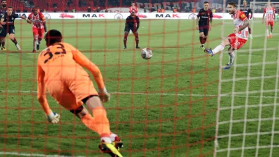 Zvezda do pobjede u 99. minutu poslije dva penala