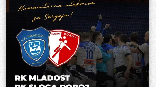 Rukometaši Mladosti i Sloge igraju za dječaka Sergeja, Kup Republike Srpske