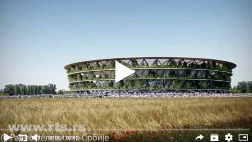 Sutra kamen temeljac za Nacionalni stadion Srbije