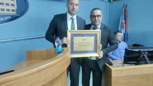 Vici Zeljkoviću Specijalno priznanje PFS Prijedor