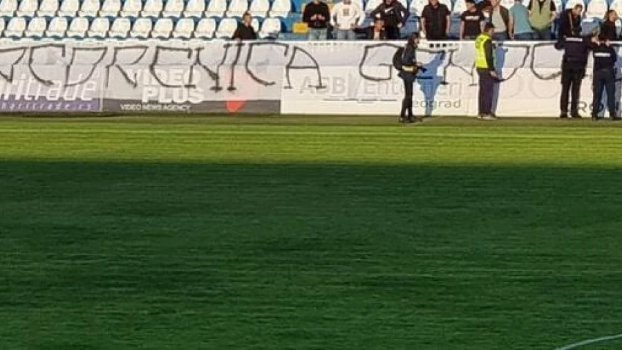 Prekid meča u Novom Pazaru, Mozzart Bet Super liga Srbije - Play Out