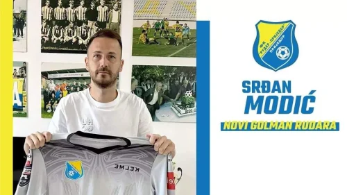 Srđan Modić braniće gol „rudara“ sa Sane, Prva liga Republike Srpske