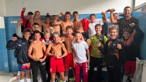 Predpioniri Slavije očitali lekciju Željezničaru, Omladinska liga predpioniri FS KS, A