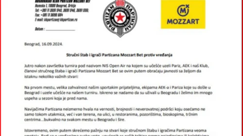 Partizan zaustavlja nekorektna navijanja, Euroleague