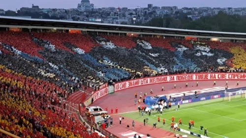 Spektakularna koreografija Delija, UEFA Champions League