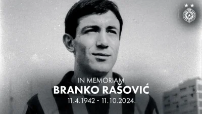 In memoriam: Branko Rašović, Mozzart Bet Super liga Srbije