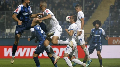 Radnik pao u sudijskoj nadoknadi na Grbavici, Premijer liga BiH