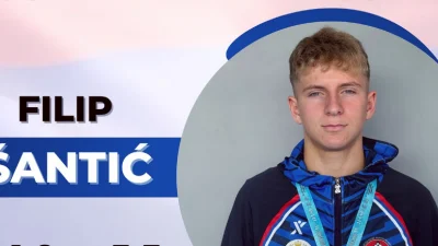 Svjetska medalja stiže i u Slaviju: FIlip Šantić bronzani na Kritu