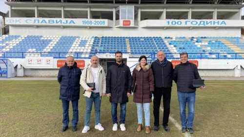 UEFA delegacija na stadionu Slavije, posjetili i Famos
