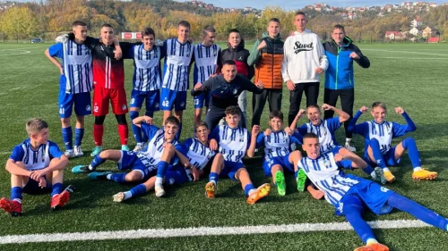 Gogić donio novu radost pionirima Slavije, Omladinska liga pionira FS KS , A