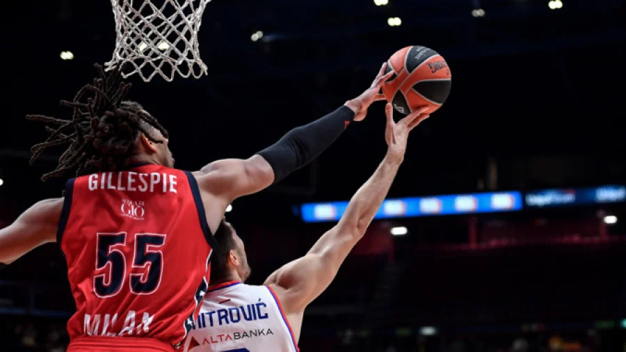 Zvezda se ugasila u Milanu, Euroleague