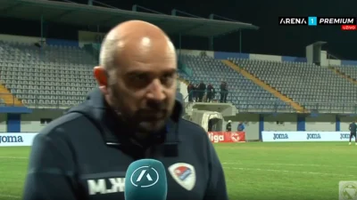 Mladen Žižović je zbog nepoštovanja dao kratku izjavu poslije meča u Gabeli, Premijer liga BiH