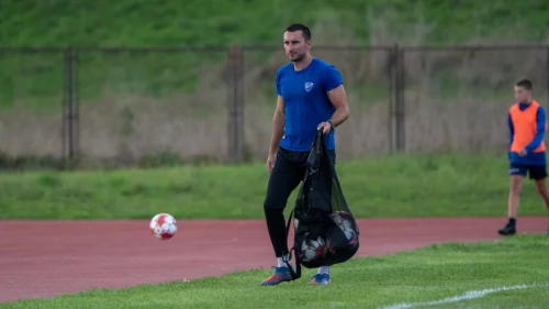 Aleksandar Kosorić sportski direktor Romanije, Mladen Lučić koordinator omladinskog pogona, Prva liga Republike Srpske