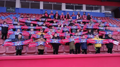 Djeca iz Kosovske Mitrovice gosti FK Borac