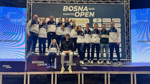 Slaviji pet medalja na "Bosna open", Marini Kurteš specijalna nagrada