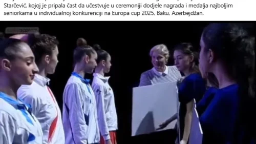 Novo priznanje i privilegija za Rene Starčević u Bakuu
