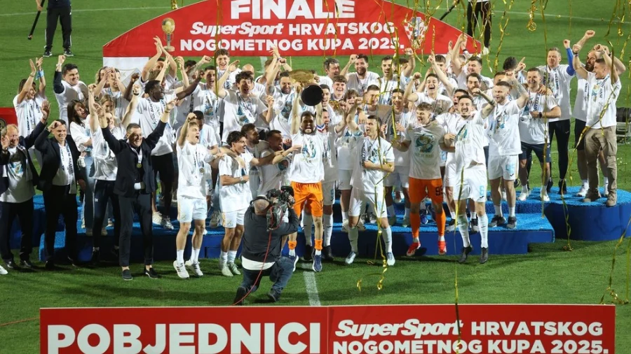 Rijeka slavi duplu krunu: Po sedmi put osvojila Hrvatski kup