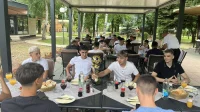 Juniori Slavije na pobjedničkom ručku