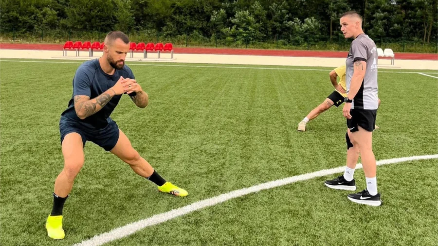 Haris Seferović trenirao sa igračima Podgrmeča, Druga liga FBIH - Zapad